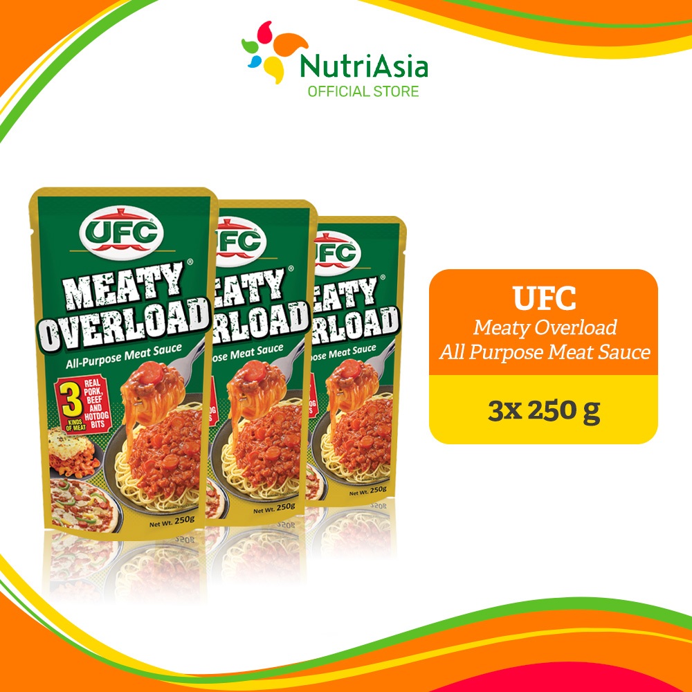 UFC Meaty Overload All-Purpose Meaty Sauce 250g Bundle of 3 | Shopee ...