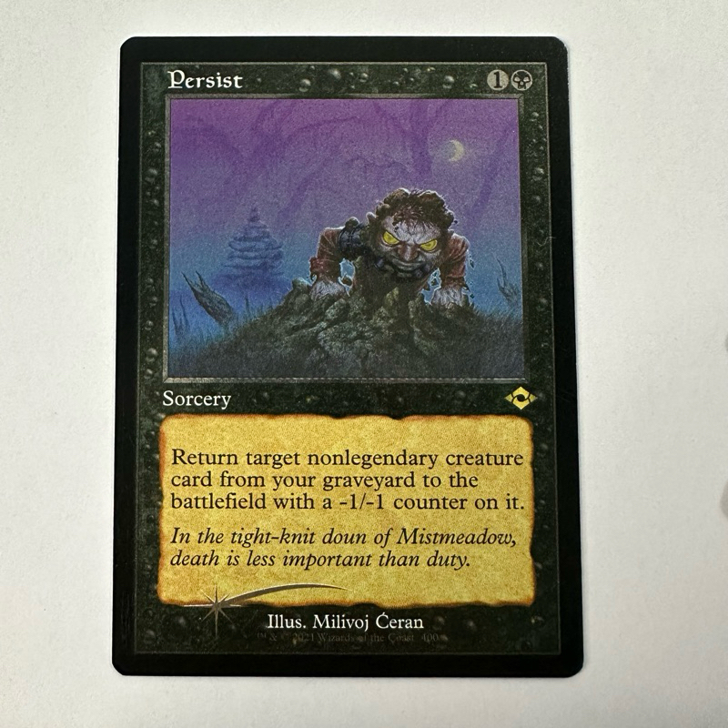 persist mtg card Persist [400] [Retro Frame] [Modern Horizons 2] [Etched Foil] – Face to  Face Games main image 1