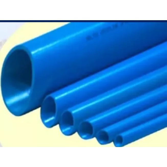 SOLD PER (4 FEET) PVC BLUE WATERLINE PIPE SIZE 1/2 TO 2" Shopee