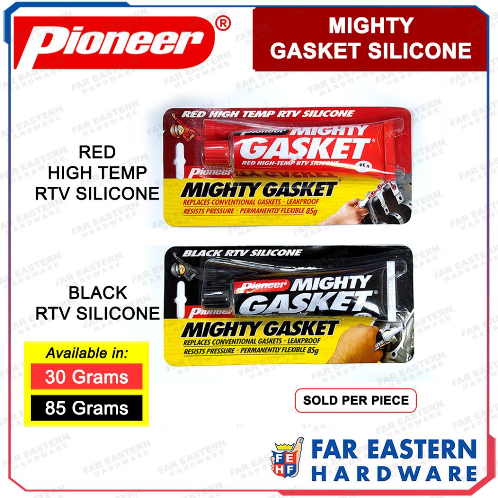 PIONEER Mighty Gasket Maker High Temp RTV Silicon 35g 85g Shopee