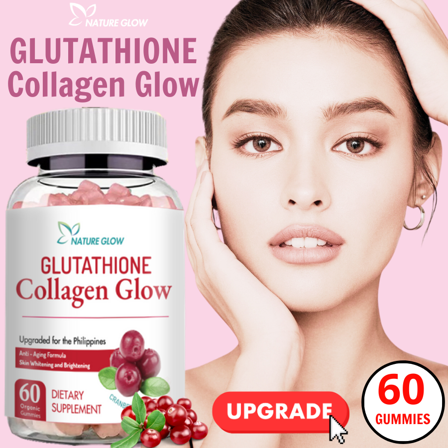 Glutathione Collagen Glow Gummies Cranberry Flavor Glutathione Collagen ...