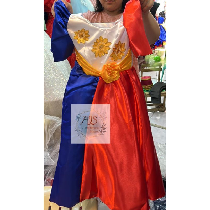Maria Flag Inspired Gown | Shopee Philippines