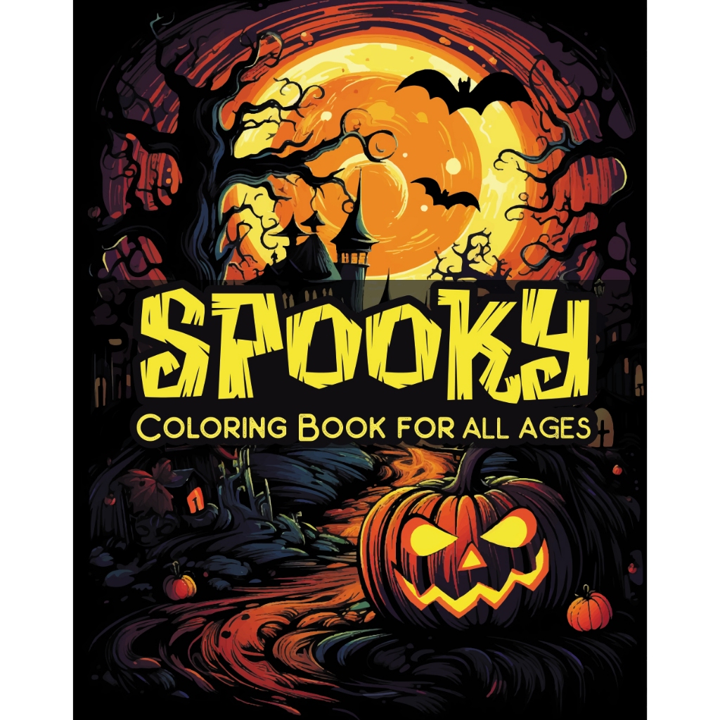 Spooky Coloring Book Shopee Philippines