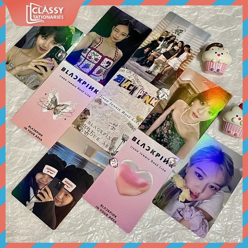 50 Pcs/box KPOP Album Lomo Card Kpop Laser Photocards Postcards