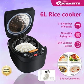 SUPOR Household Smart Rice Cooker 4L Ceramic Crystal Non-stick Inner Pot  3-8 People Micro-pressure Steamed Cake Function