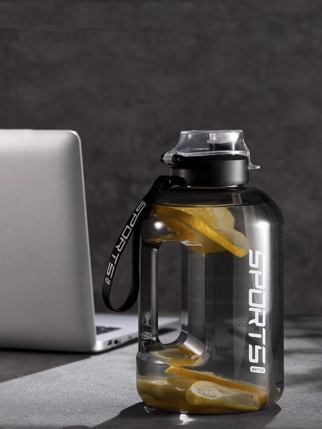 Large capacity water bottle men's sports kettle men's fitness bucket ...