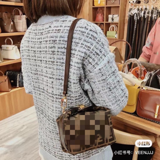 Mini Bags  Fendi Womens Shell Brown Ff Fabric Pochette > All Philippines