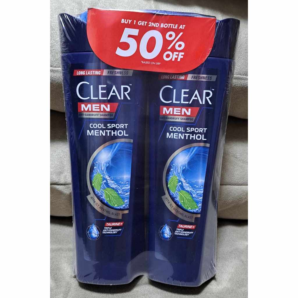 Clear Men Shampoo 275ml x 2 Bottle (BUY1GET1!) | Shopee Philippines