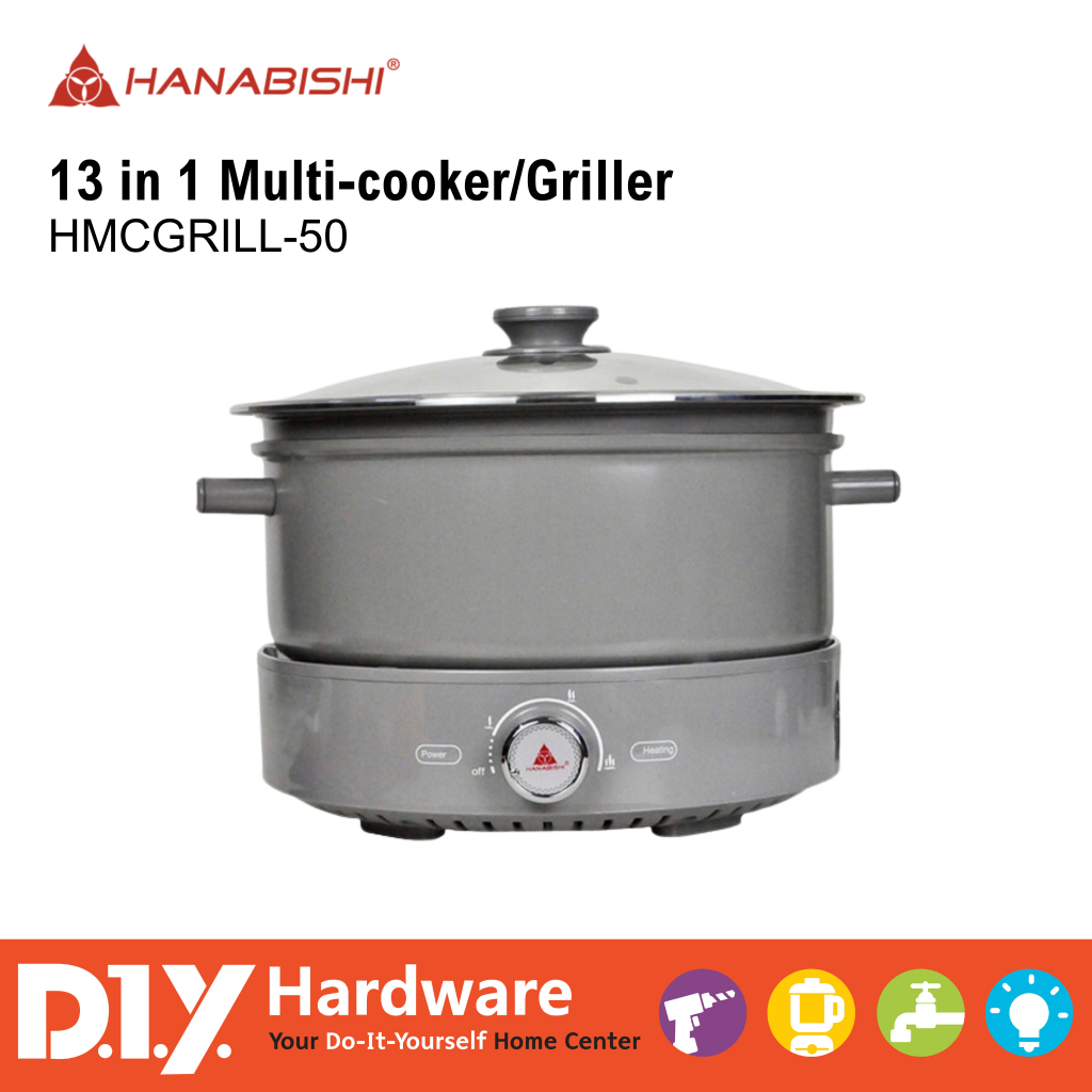 Hanabishi Original 13 in 1 MultiCooker / Griller HMCGRILL50 HMCGRILL