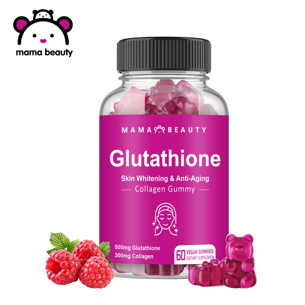 Mama Beauty Glutathione Gummies Beauty Collagen Skin Whiteing Gummy