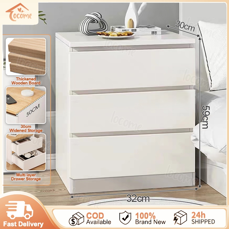 Bedside cabinet storage cabinet with drawer modern minimalist storage  Nordic bedroom bedside storage
