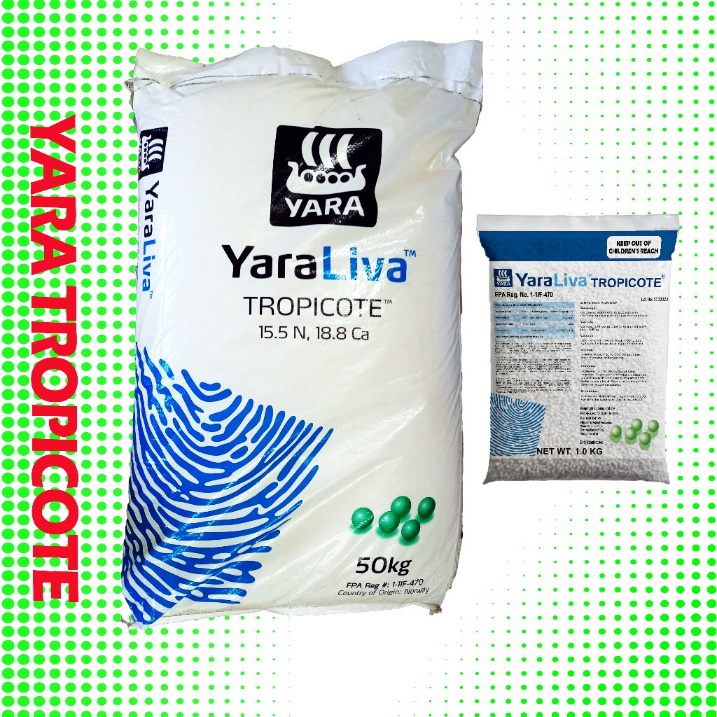 Tropicote Calcium Nitrate (15.5% N + 26.3% CaO) by Yara Liva | Shopee ...