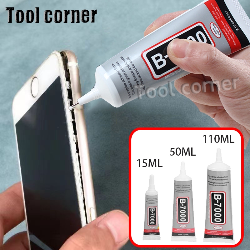 B7000 Glue with Needle Mobile Phone Point Drill DIY Jewelry Decorative Mobile Phone Screen Glue, Size: Large, Other