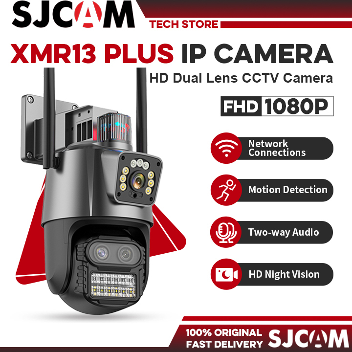 SJCAM Icsee XM R13 PLUS 3 Lens Outdoor CCTV 9MP Wifi Night Vision