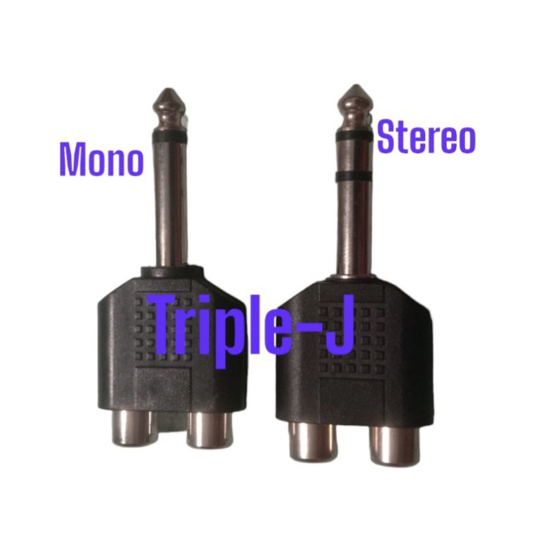 RCA ADAPTER CONNECTOR MALE TO DUAL RCA STEREO AND MONO | Shopee Philippines