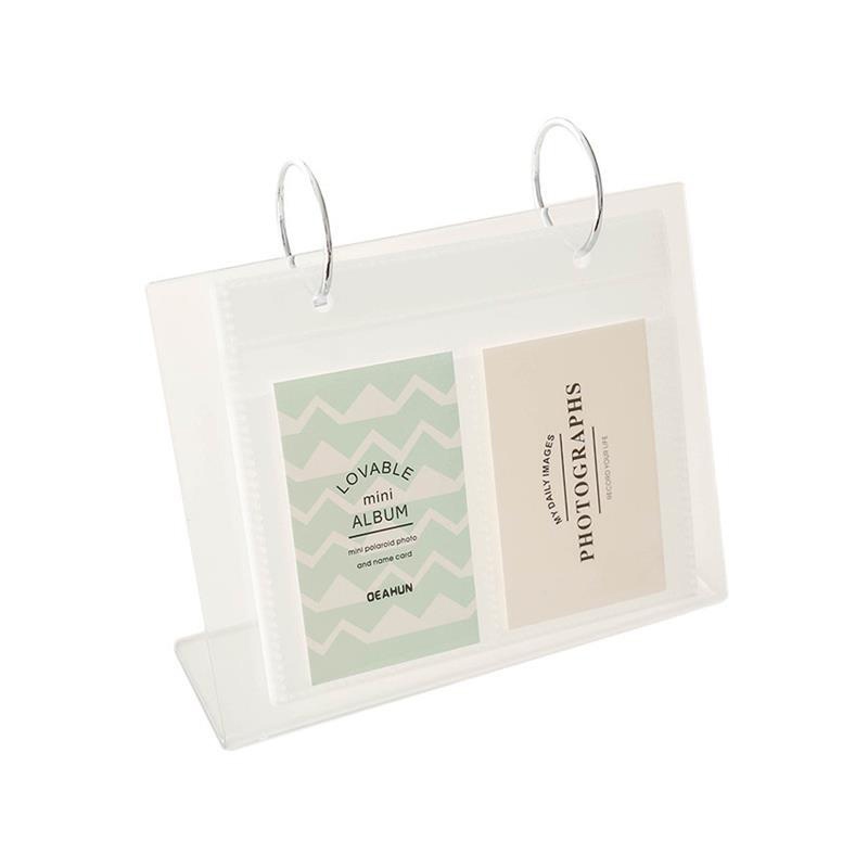 3inch Acrylic Lomo Card Holder Transparent Photo Card Stand Desktop ...