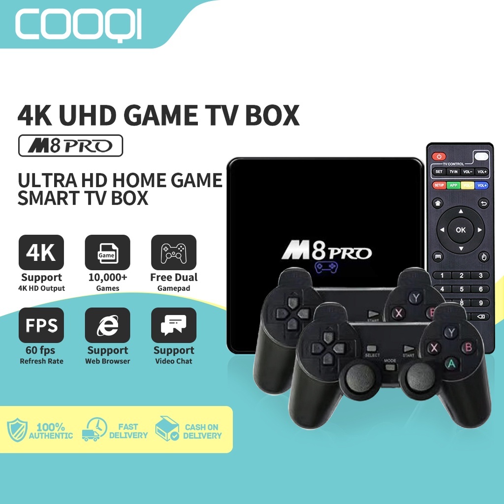 Cooqi M Pro G K G Original Android Ultra Hd Tv Box K