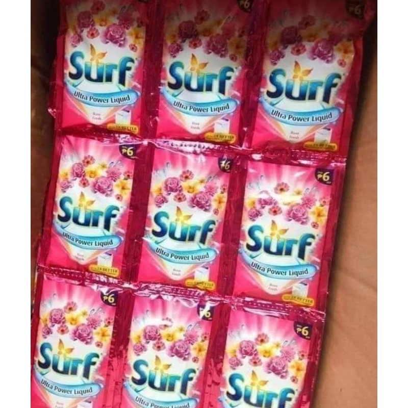 Surf liquid detergent sachet 12pcs Shopee Philippines