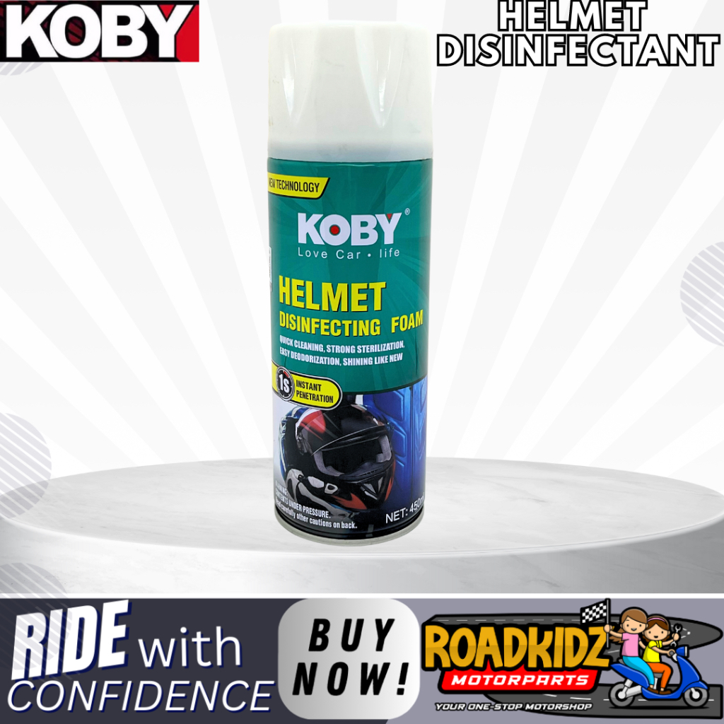 KOBY HELMET DISINFECTANT SPRAY 450ml Shopee Philippines