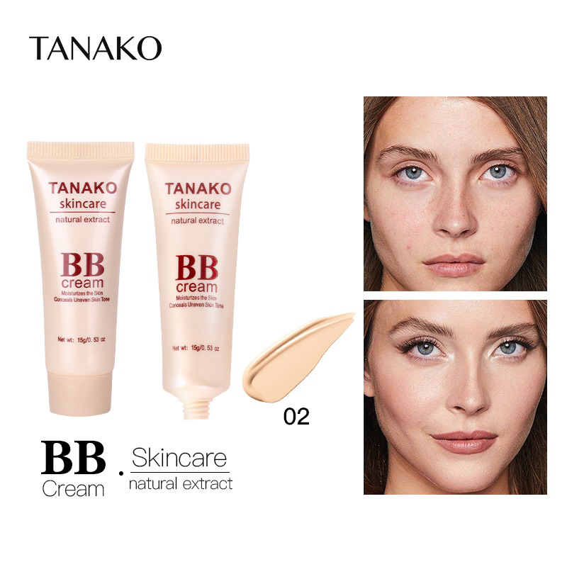 Miss Coco TANAKO Skincare BB Cream Foundation Natural Full Coverage ...