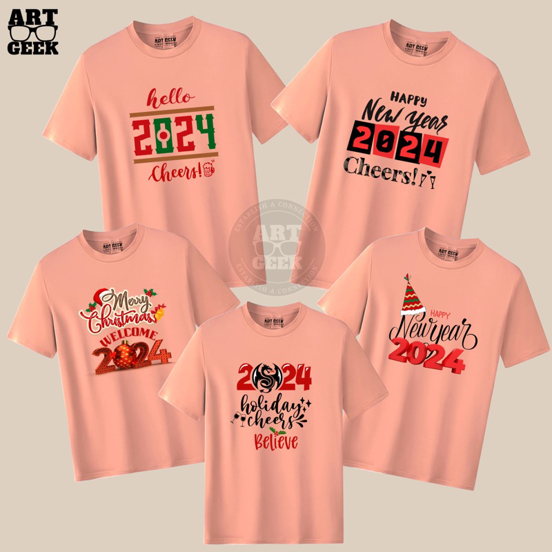 CHRISTMAS NEW YEAR S 2024 PREMIUM COTTON TSHIRT 2024 COLOR OF THE   Ph 11134207 7r98o Lnpyjok6scbt3d