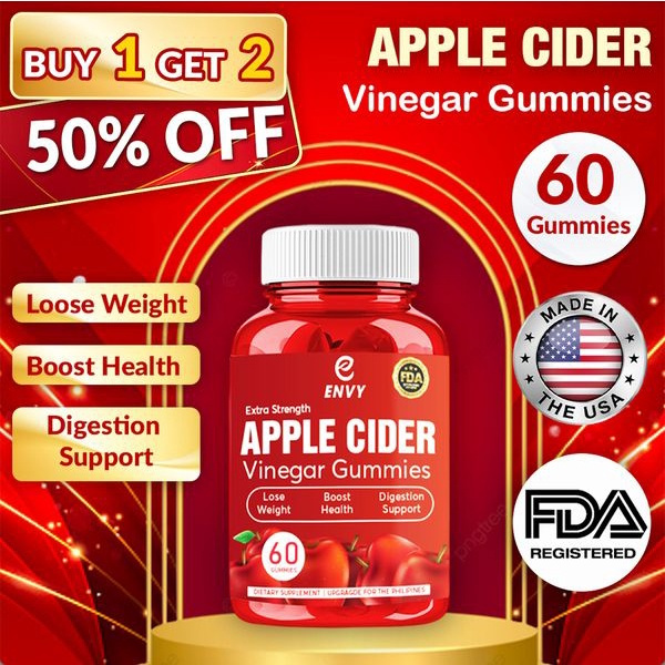ENVY APPLE CIDER VINEGER GUMMIES Original Slimming Vitamin Nutrition