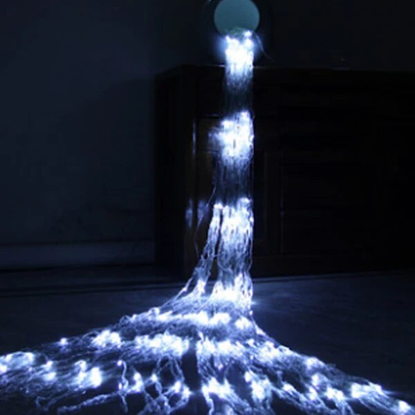 Ulife 240L LED Rainfall Curtain Christmas Light With Controller 3MX2M