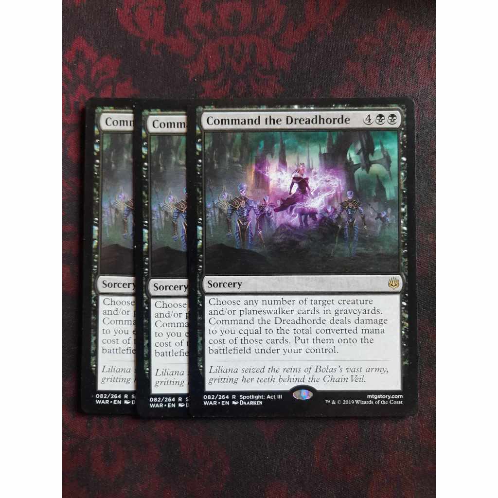 Command the Dreadhorde ( MTG / Rare / Sorcery / War ) | Shopee Philippines