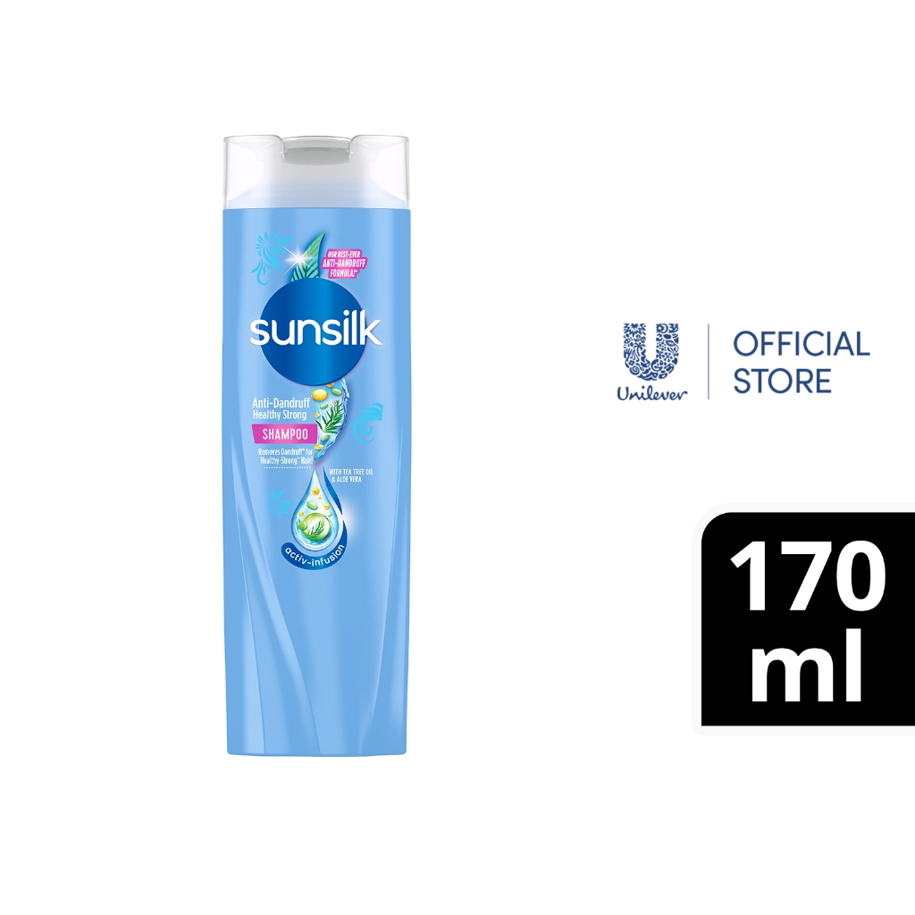Sunsilk Shampoo AntiDandruff Healthy Strong 170ml Shopee Philippines