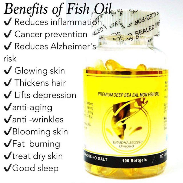 LEGIT Premium Deep Sea Salmon Fish Oil with Omega3 Alaska Fish Oil 100