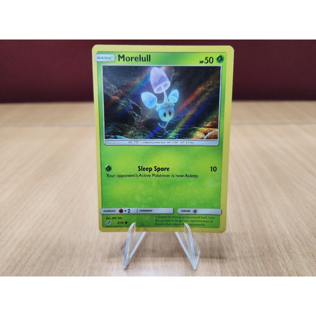 Detective Pikachu Holo Morelull 3/18 Sword and Shield Pokemon