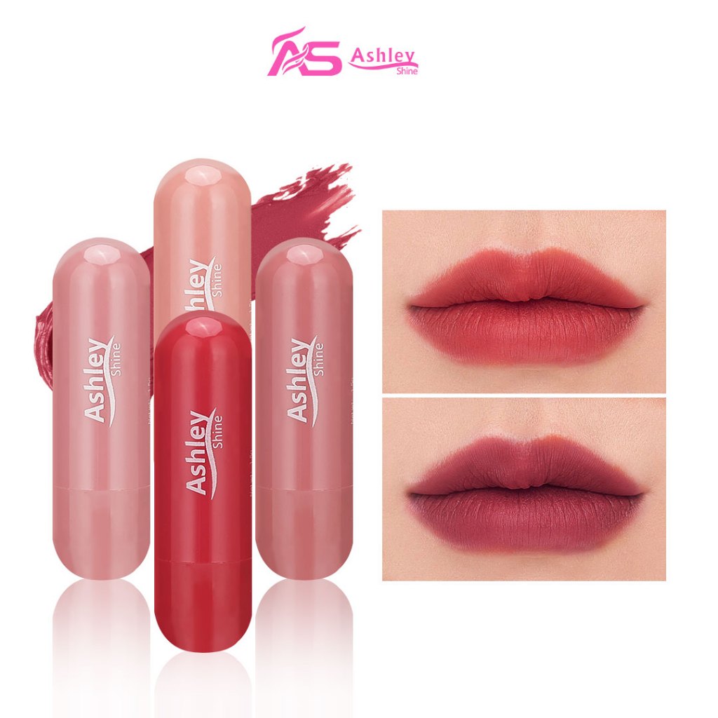 Ashley Shine 4Pcs Matte lipstick set Lipsticks matte Waterproof liptint ...