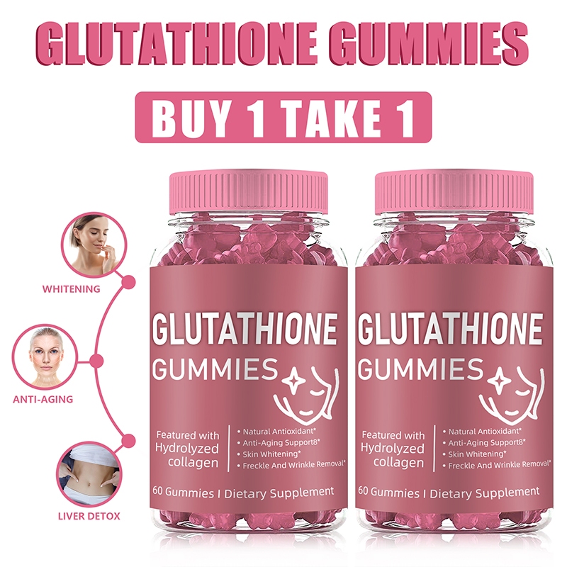 Glutathione with Collagen Gummy Whitening Gummies Anti-Aging Skin Glow ...