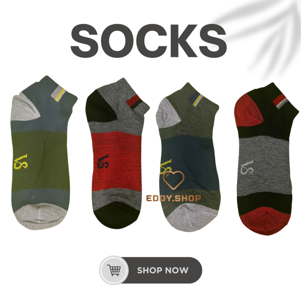 12Pairs Men's Business Breathable Cotton Casual Socks | Shopee Philippines