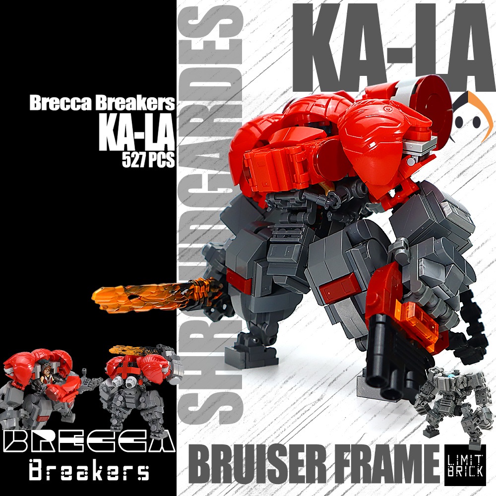 Brecca Breakers Ka-La Brick Robot Mech Shroudgardes Squad Building ...