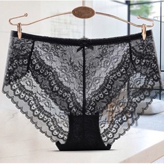 Light And Comfortable Lace Women's Sexy Underwear, Bowknot Low