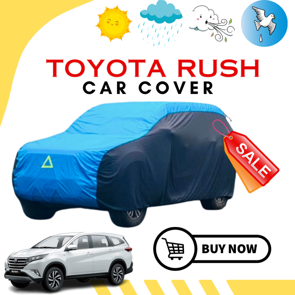TOYOTA RUSH High Quality car cover Makapal Tela Maaasahan washable w ...