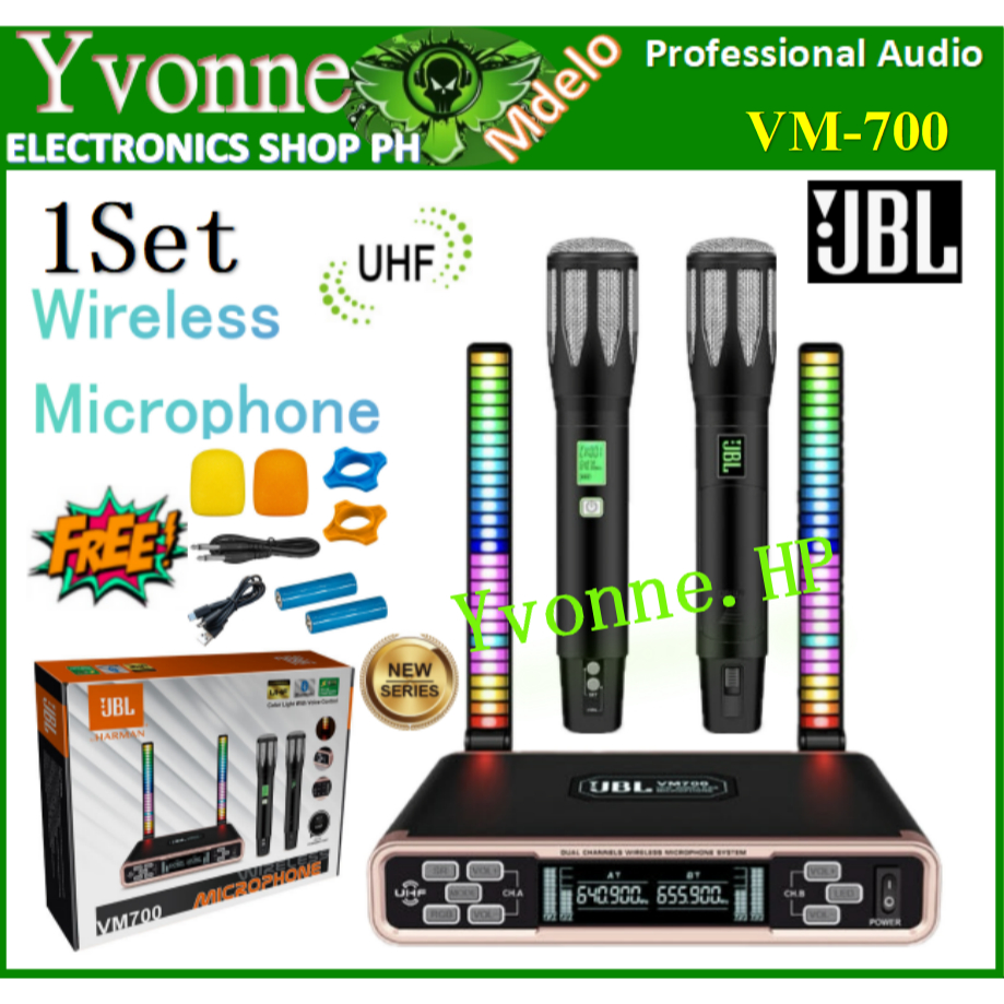 The JBL VM-700 BT / UHF wireless microphone Receiver built-in ...