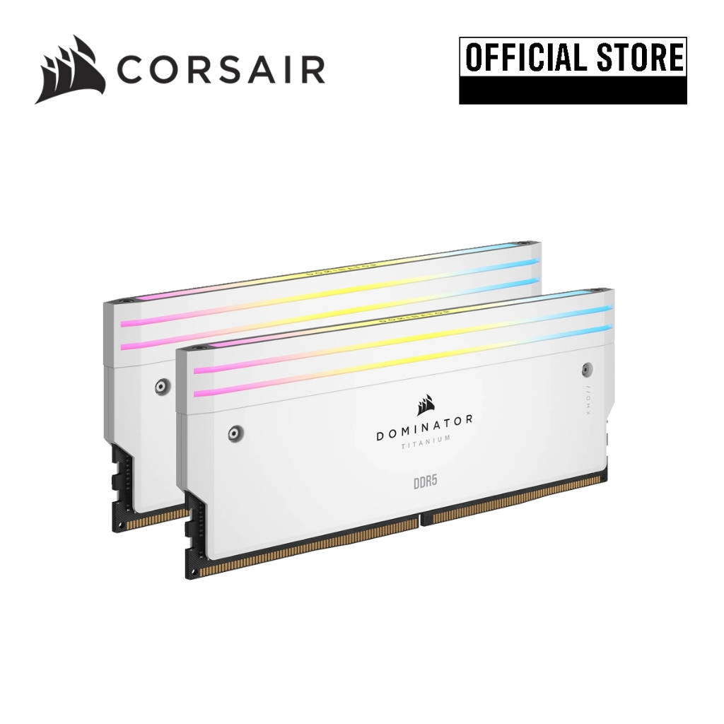 CORSAIR DOMINATOR® TITANIUM RGB 32GB (2x16GB) DDR5 DRAM 6600MT/s