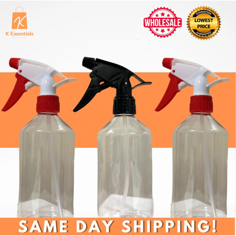 500ml Multipurpose Spray Bottle (Red and Black) Shopee Philippines