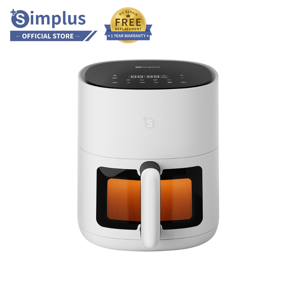 Simplus Air Fryer Multi-functional Oil Free Non Stick Black&White ...