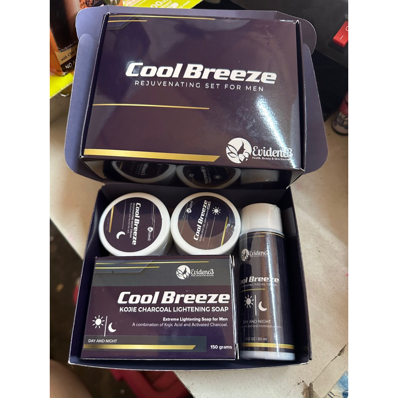 Evidenc3 Cool Breeze Rejuvenating Set For Men Authentic Freebies