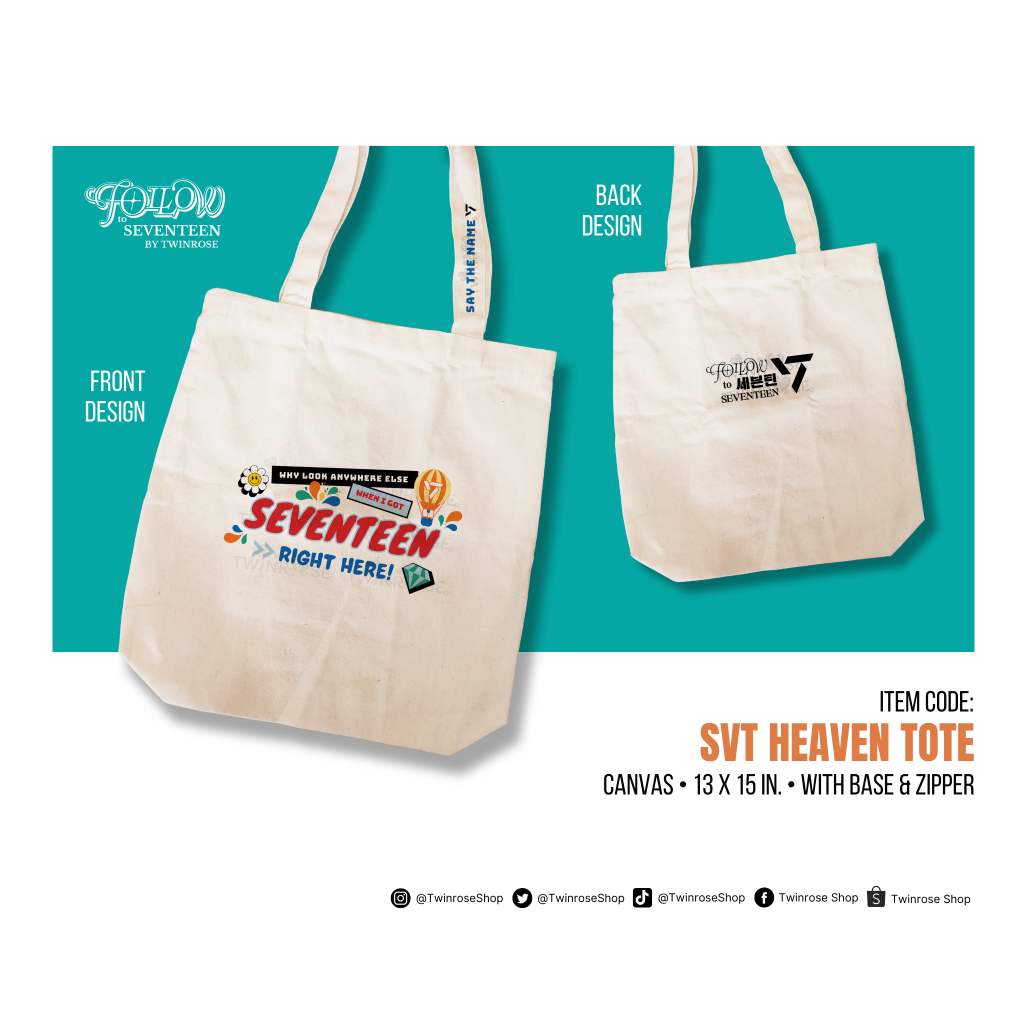 SEVENTEEN RIGHT HERE トートバッグ SEVENTEEN ☆RIGHT HERE GOYANG トートバッグ - メルカリ
