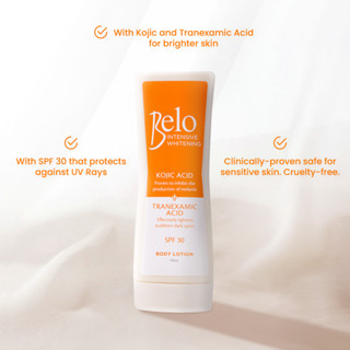 Belo Intensive Whitening Body Lotion 200mL + Free 100mL | Shopee ...