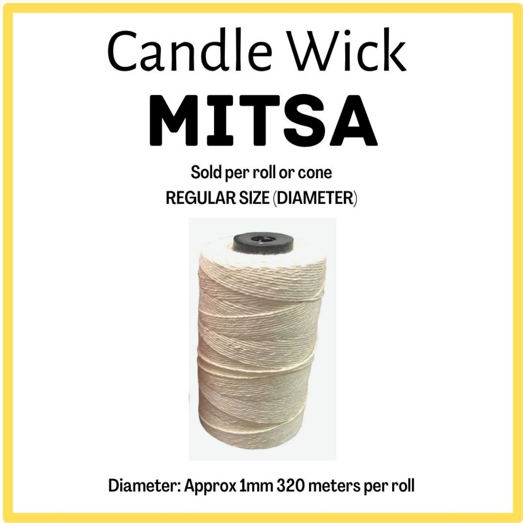 Starlight Cotton Candle Wick Thread Mitsa Sold per roll Shopee