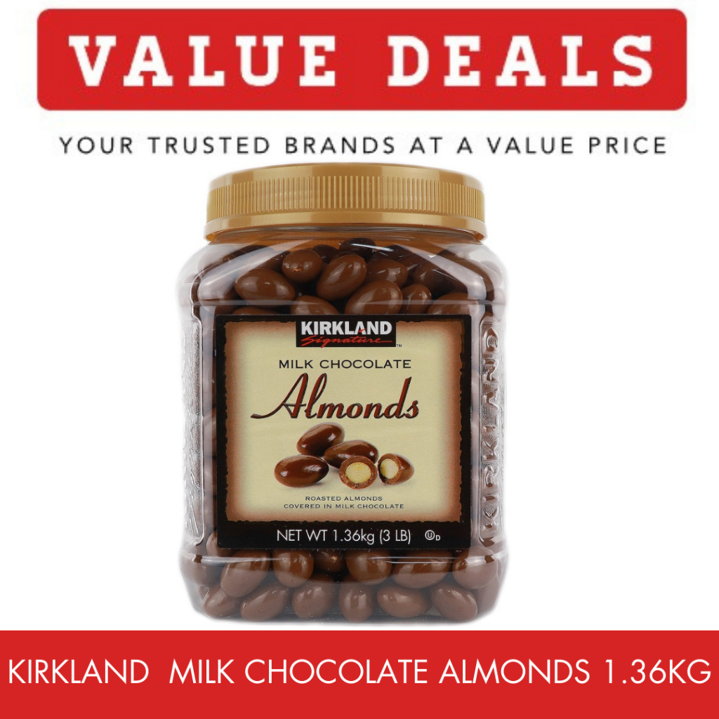 Kirkland Signature Milk Chocolate Almonds 1.36kg Shopee Philippines