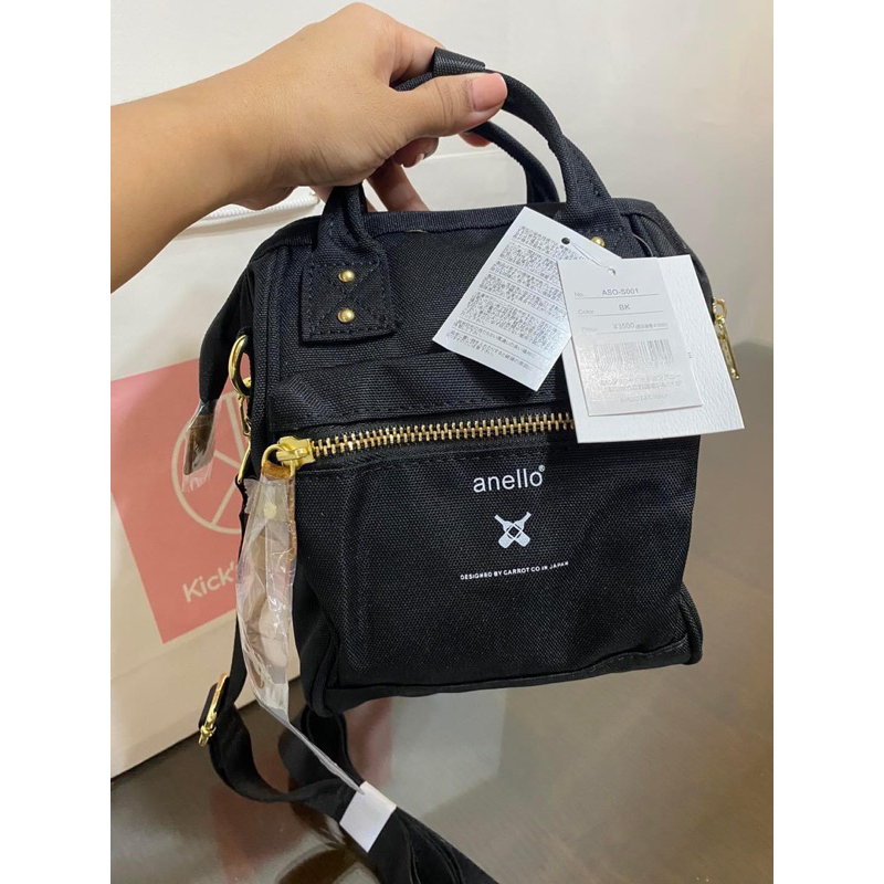 Anello sling hot sale bag black