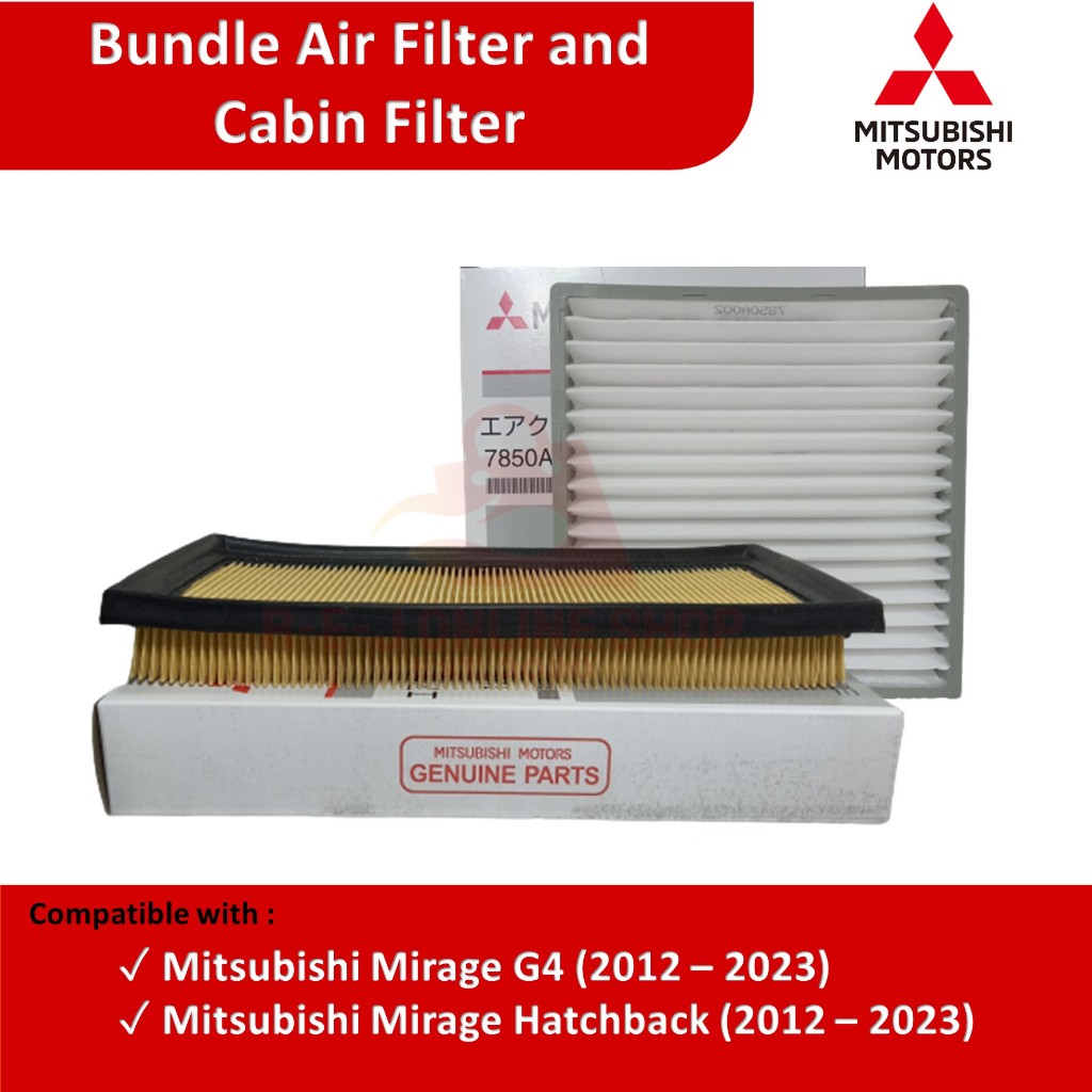 Bundle Air Filter and Cabin Filter Mitsubishi Mirage G4/HB (2012 2023