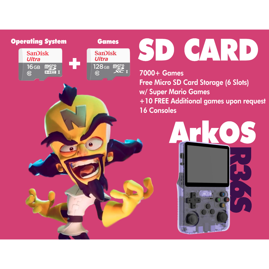 R35s And R36s Micro Sd Card W Ark Os Sd Card Only Shopee Philippines