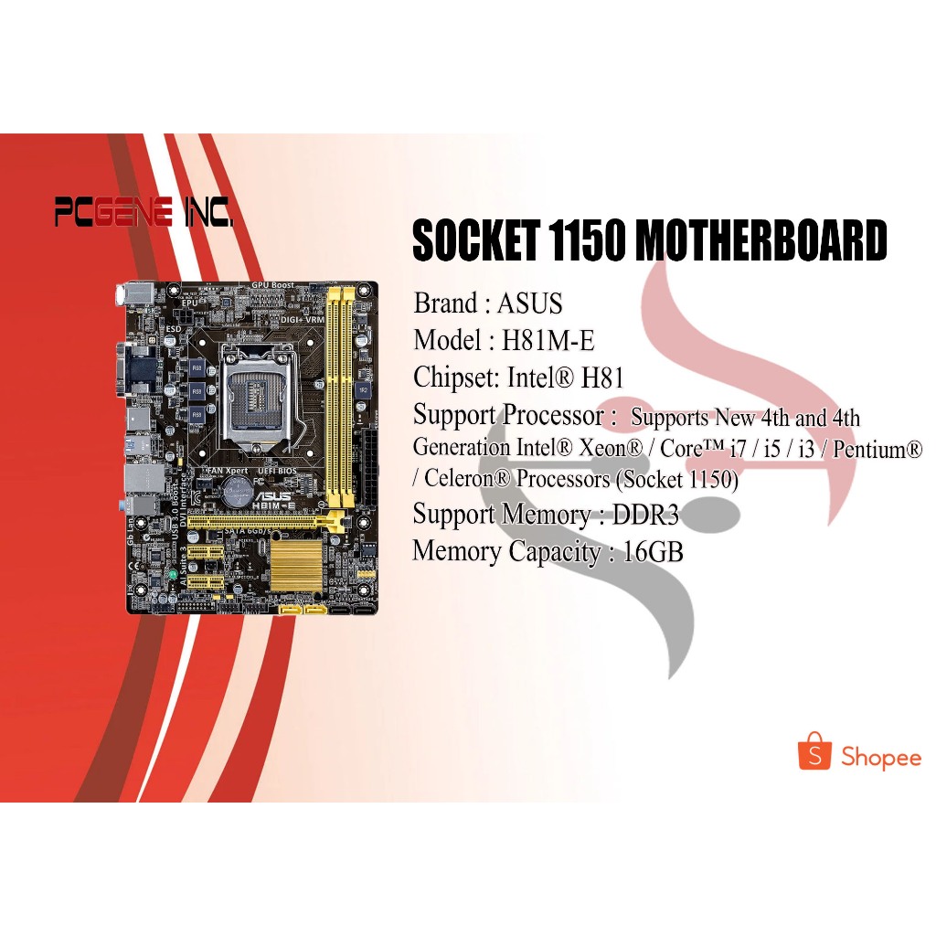 Asus h81 motherboard supported on sale processor